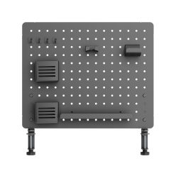 Perforált rendszerezőtábla, pegboard, íróasztalhoz rögzíthető LVN System PG1 LV0155
