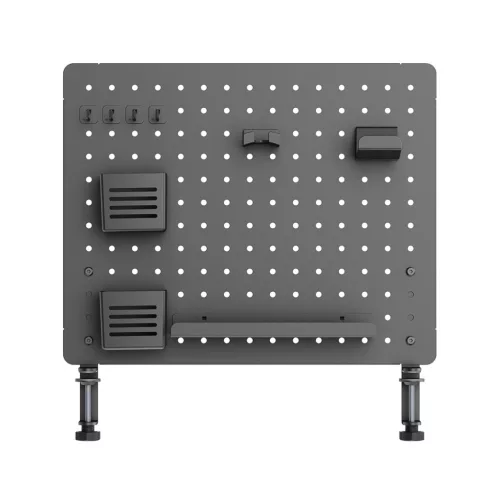 Perforált rendszerezőtábla, pegboard, íróasztalhoz rögzíthető LVN System PG1 LV0155