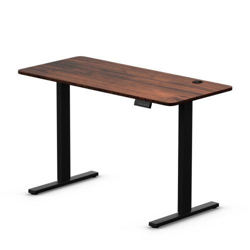LVN System Control+ 120x60cm barna elektromosan állítható magasságú íróasztal LVN0861