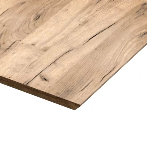 LVN System craft tölgy színű alávágott asztallap elektromos asztallábakhoz 138x67cm