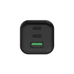 Dupla USB-C + USB-A gyorstöltő, GaN technológia, 65W LV2110