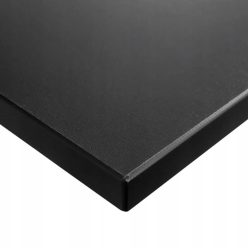 LVN System fekete asztallap elektromos asztallábakhoz 160x80cm